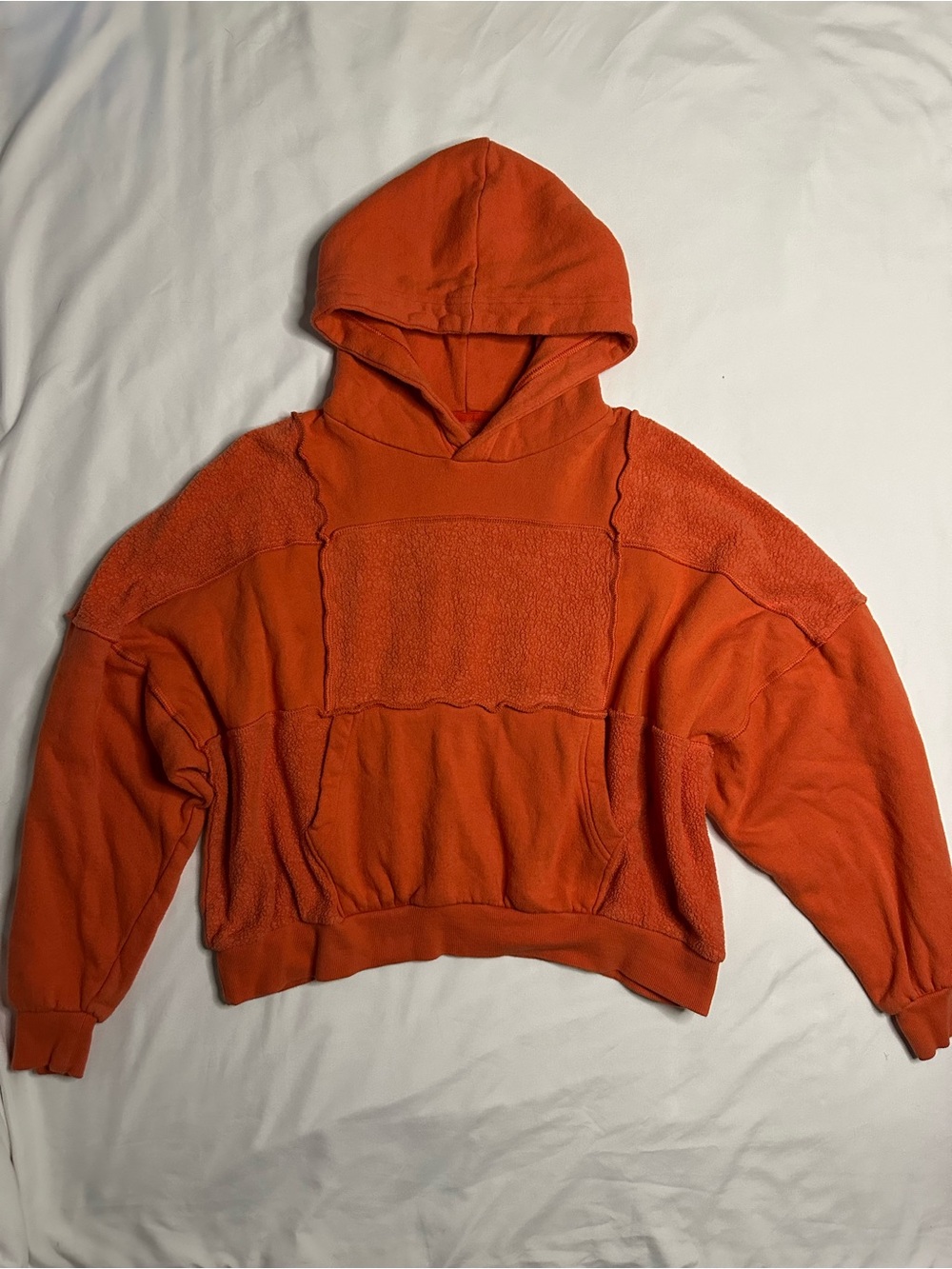 Aerie Hooded Sweatshirt Orange XS